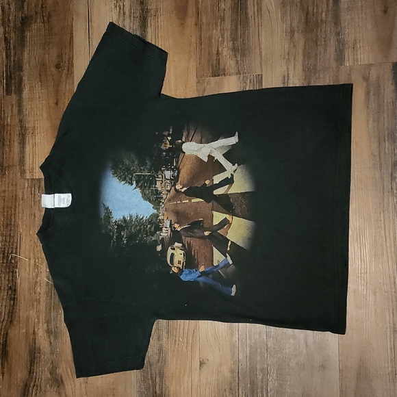 The Beatles Other - The Beatles Abby Road Black Tee Mens Large